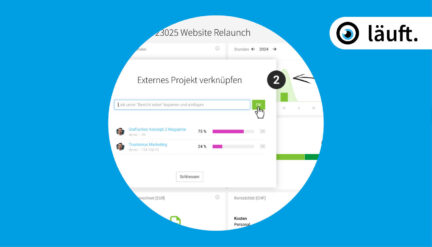 MOCO-News: Externes Projekt einklinken