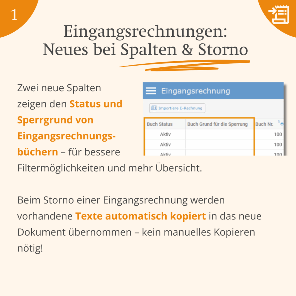 LEADING Job Release 25.6 Storno