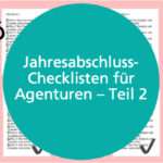 Jahresabschluss-Check für Agenturen – Jahresabschluss mit Agentursoftware 2